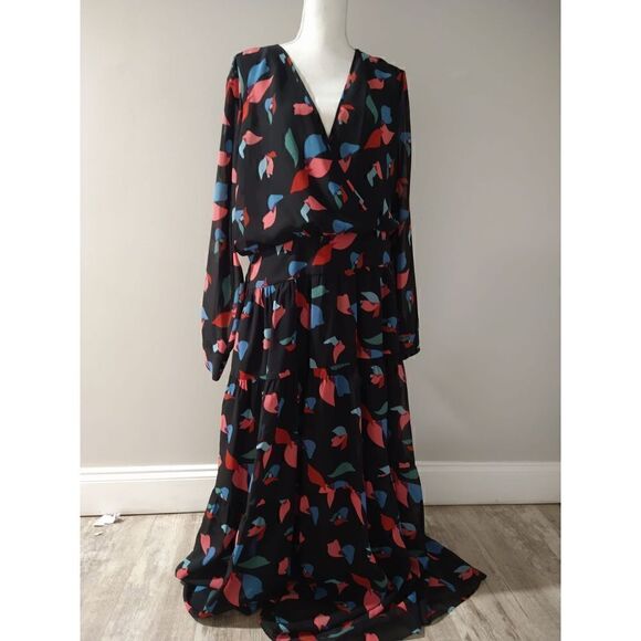 Emporio Armani Printed Chiffon Dress size 12 (48) NWT - Picture 5 of 7